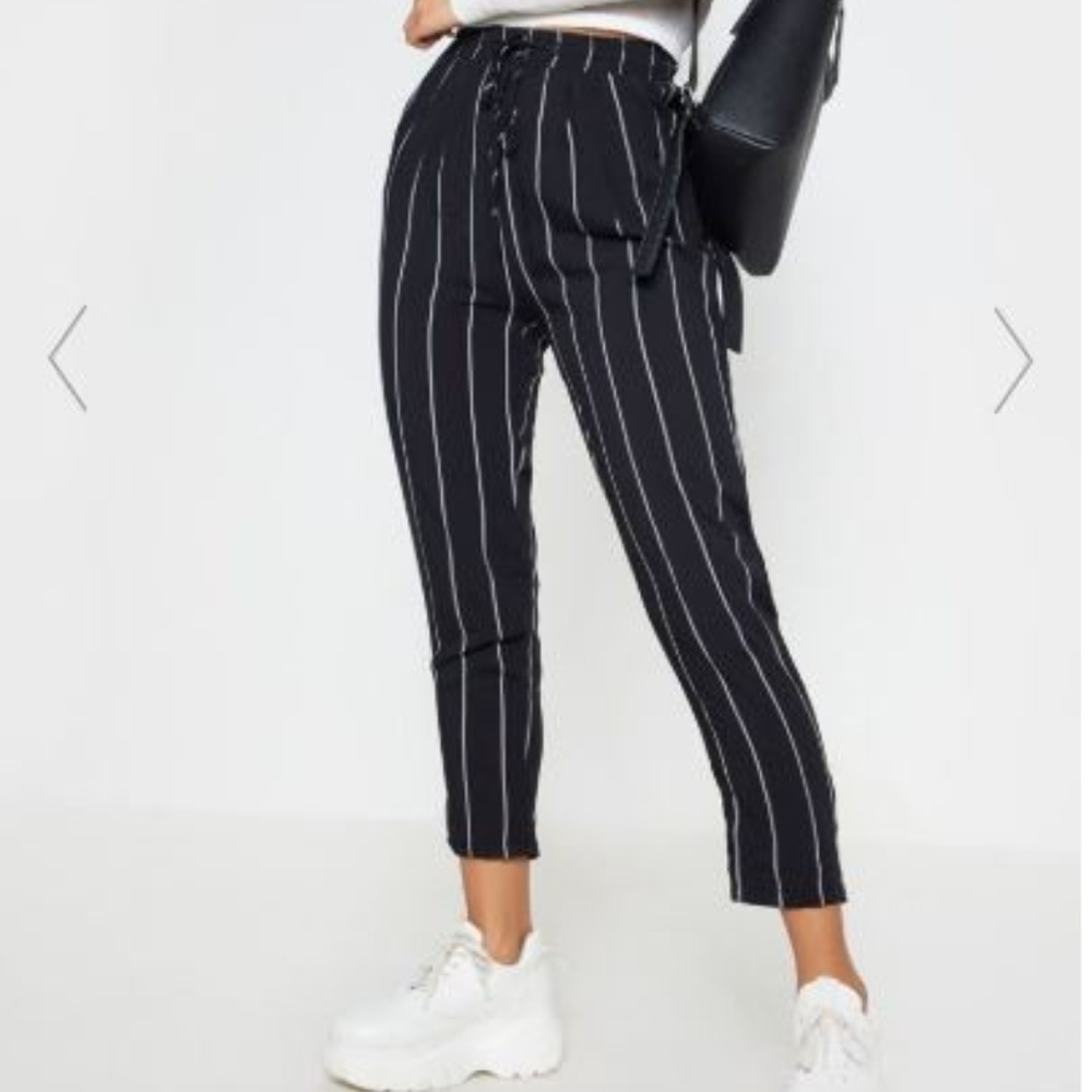 PrettyLittleThing Diya Pants - US 2 - Black